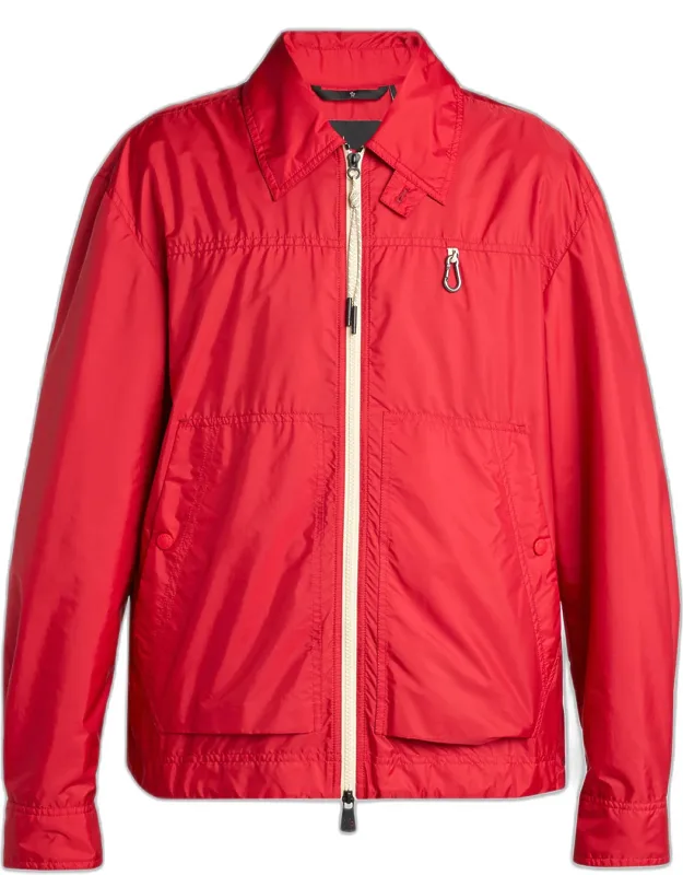 Brive Full-zip Shirt Jacket With Clip