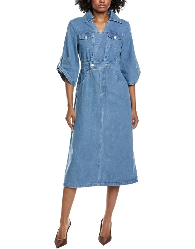 Denim Collared Dress