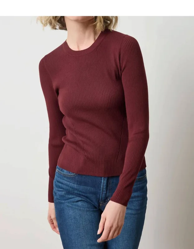 Fitted Crewneck Sweater