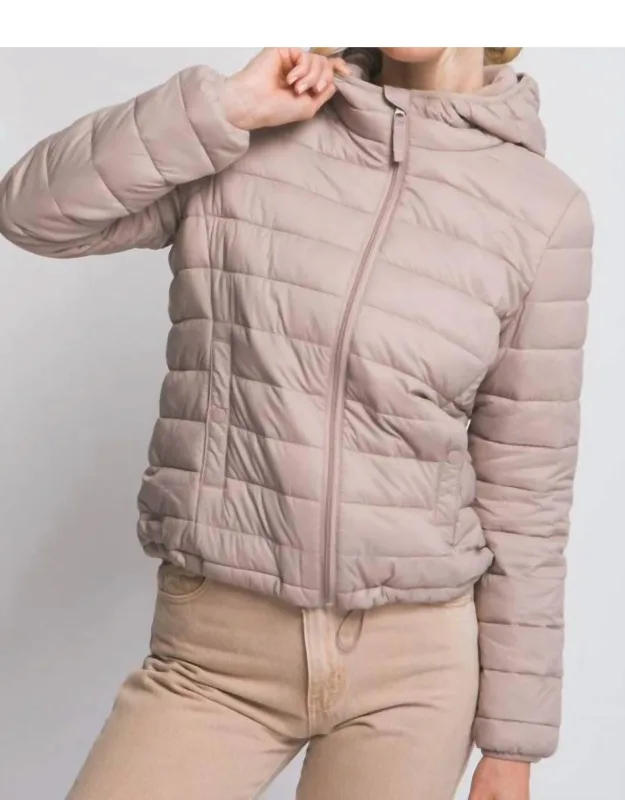 Hooded Light Puffer Jacket