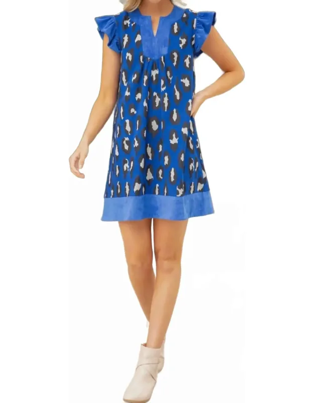 Suede Detailed Knit Dress