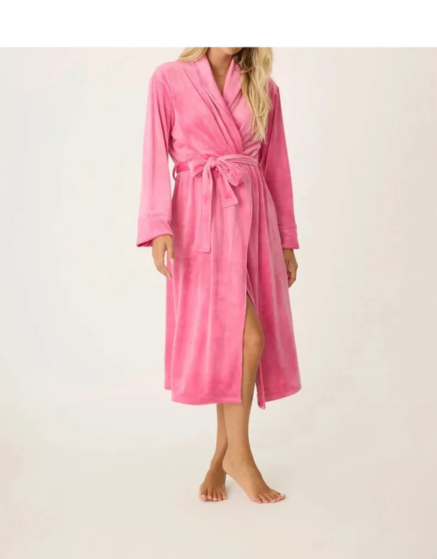 Velvety Velour Robe