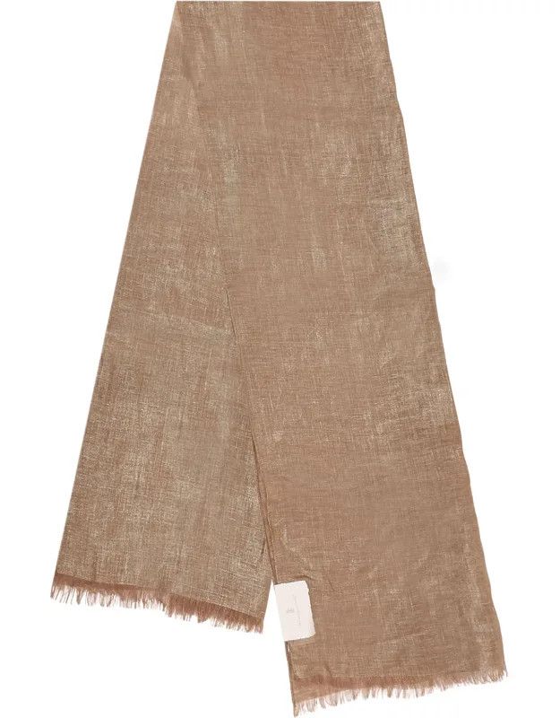Lurex Linen Scarf