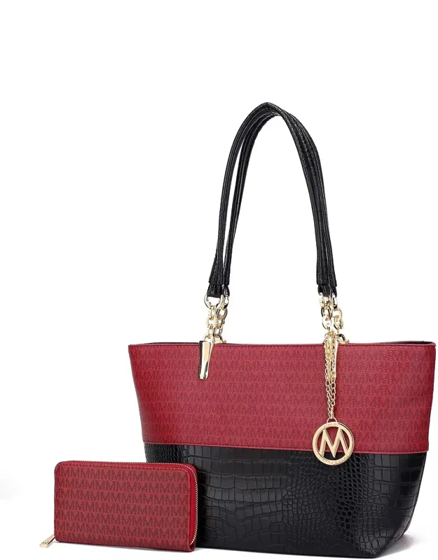 Sasha Tote Bag With Wallet Set