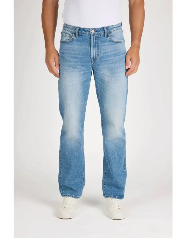 Straight Leg Vintage Rigid Denim Jeans