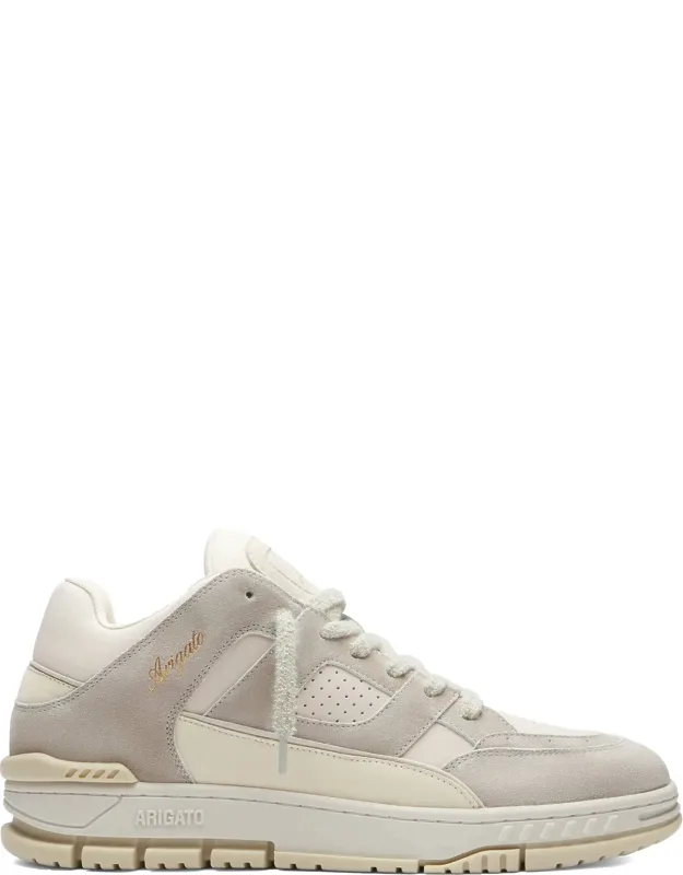 Off White Area Lo Sneakers - Handcrafted From Premium Materials, Featuring A Textured Flat Lace And A Durable Thermoplastic Rubber Sole.