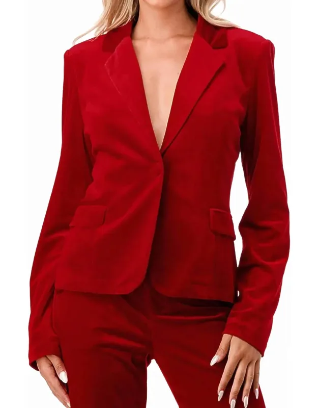 Everlasting Velvet Blazer