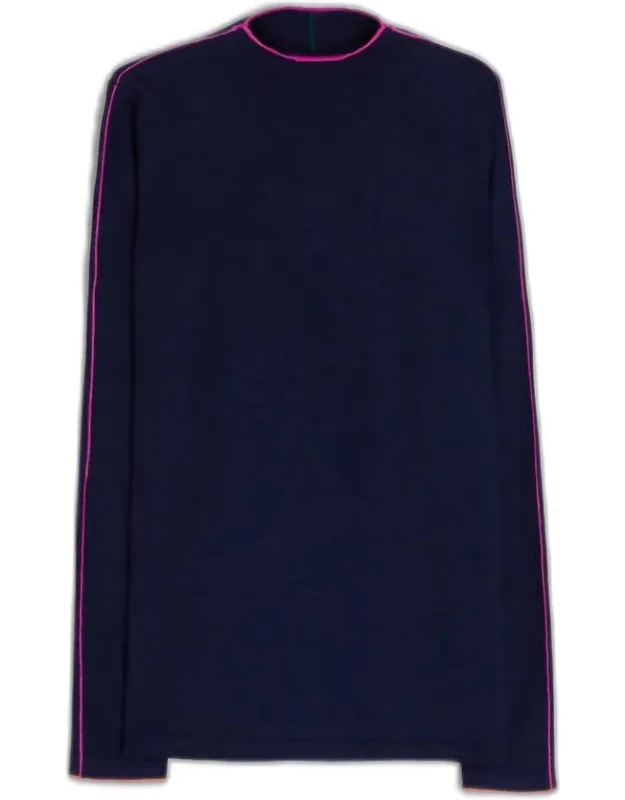 Sweater With Piping Trim