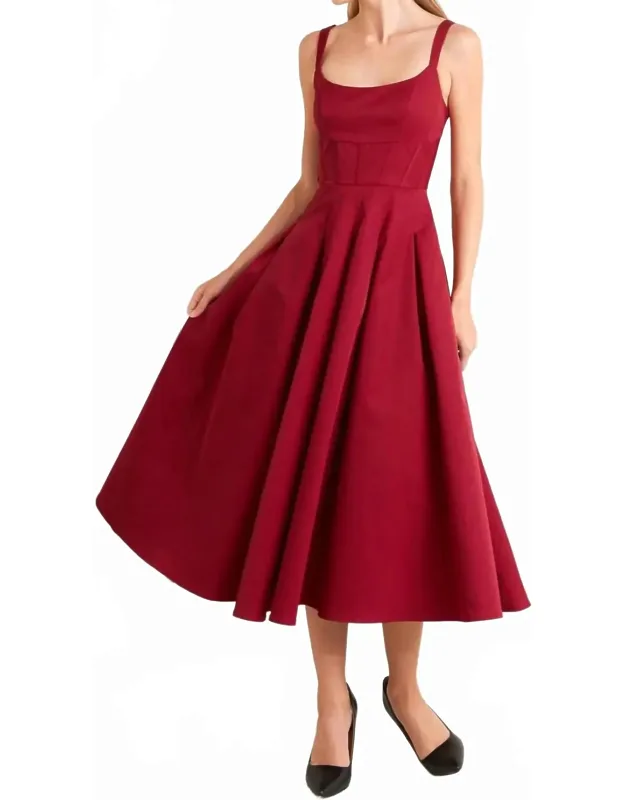 Woven Midi Dress