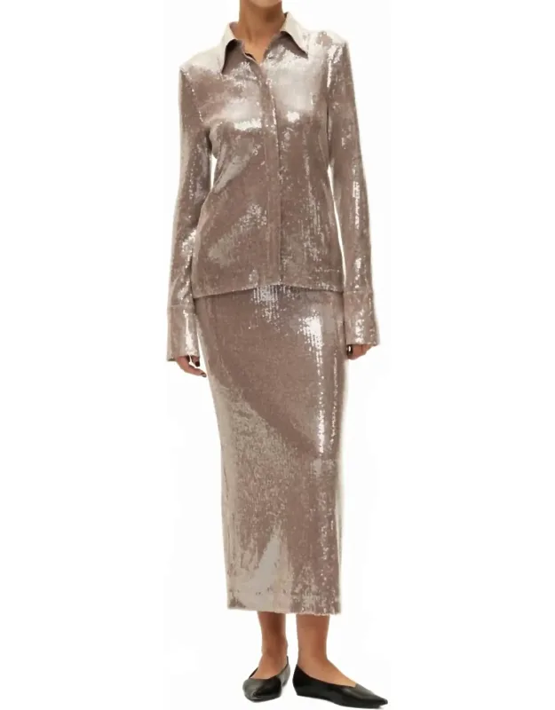 Sequin Skirt