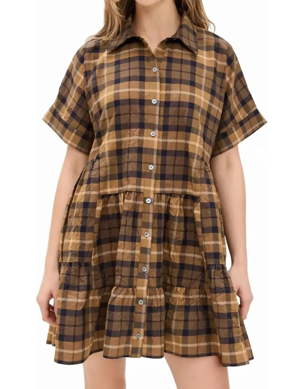 Plaid Tunic Dress
