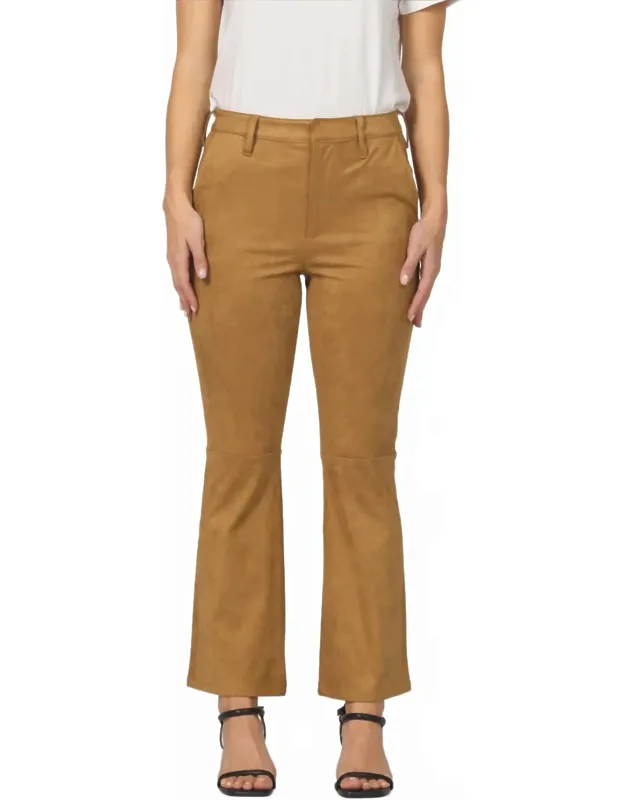 Faux Suede Pants