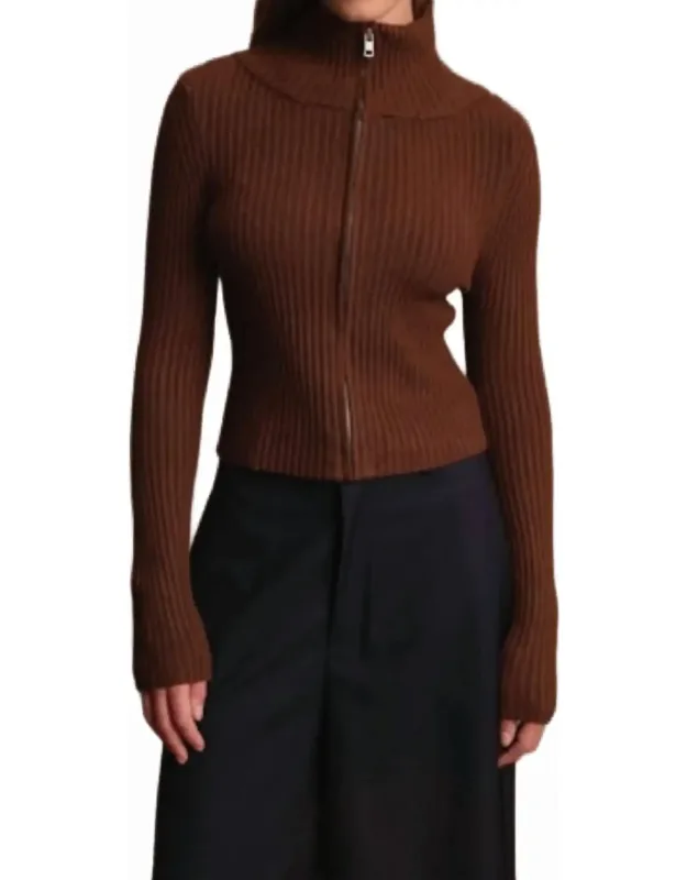 Zip Up Cardigan