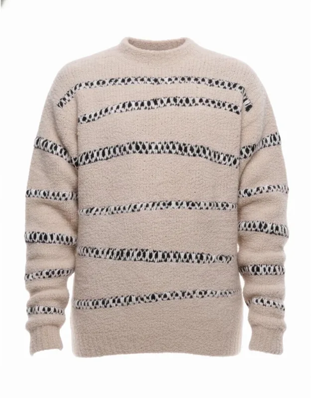Bouclé Crewneck Sweater