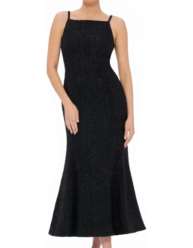Tweed Midi Dress