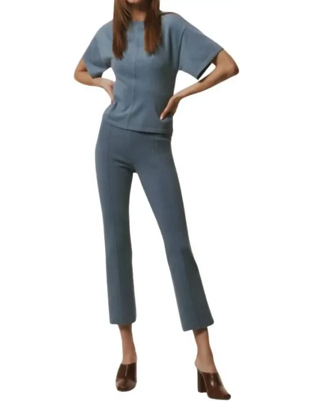 Superfine Organic Cotton Kick Flare Pants