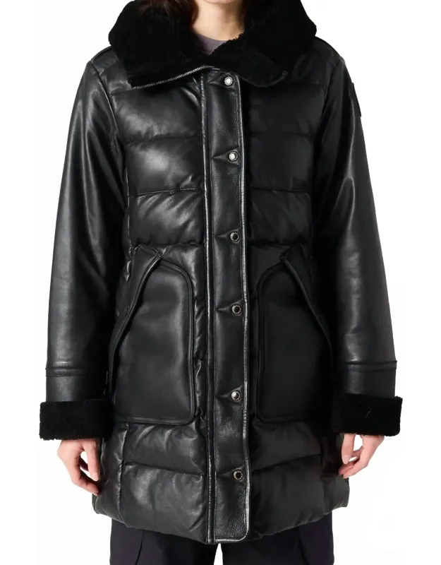 Demi Special Leather Coat