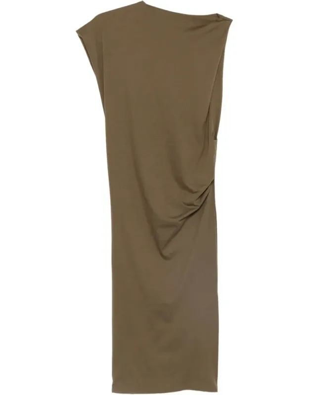 Asymmetrical Midi Dress