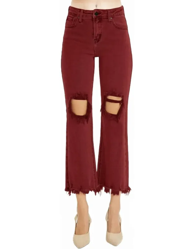 High Rise Straight Jeans