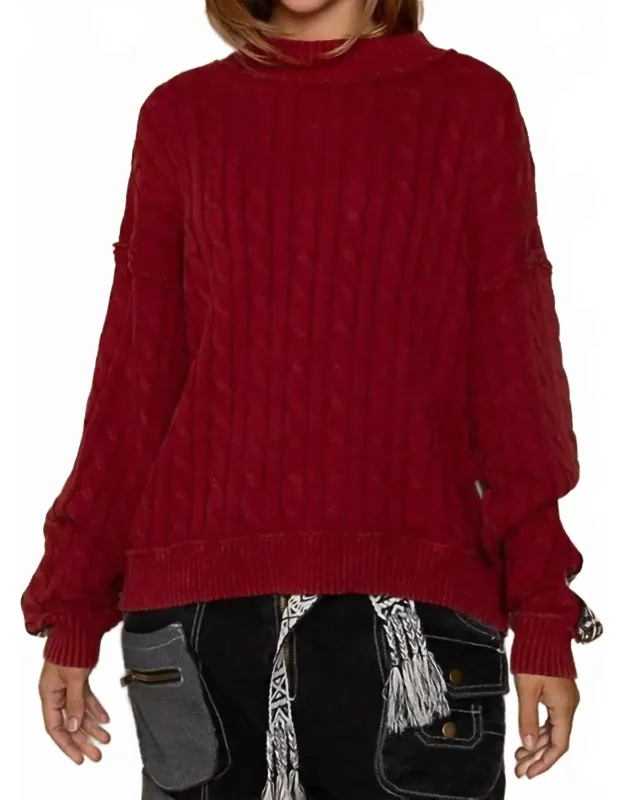 Round Neck Long Sleeve Sweater