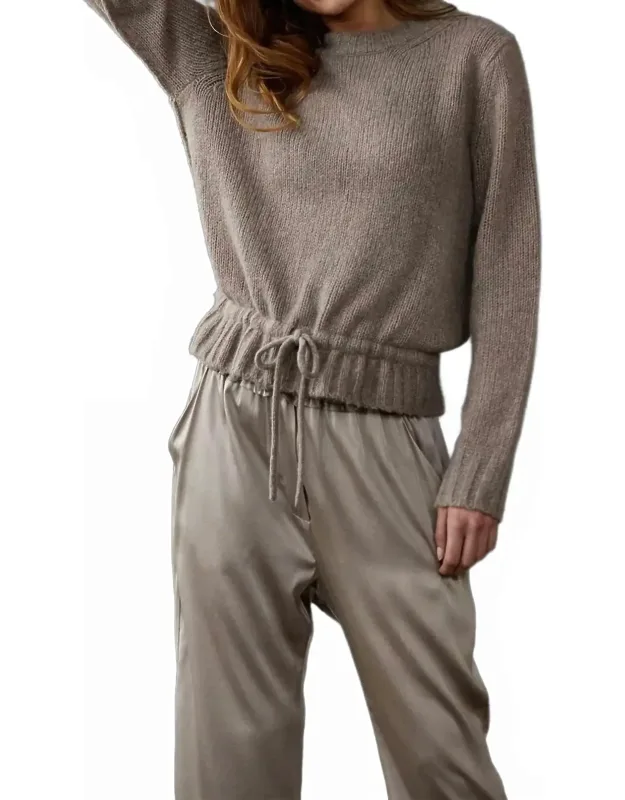 Cashmere Blend Crewneck Sweater