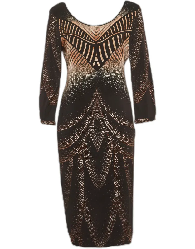 Printed Jersey Mini Dress