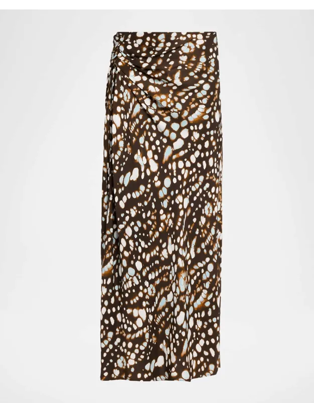 Spotted Column Skirt