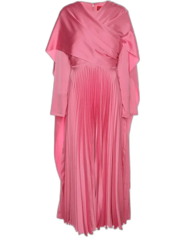 Satin Long Dress