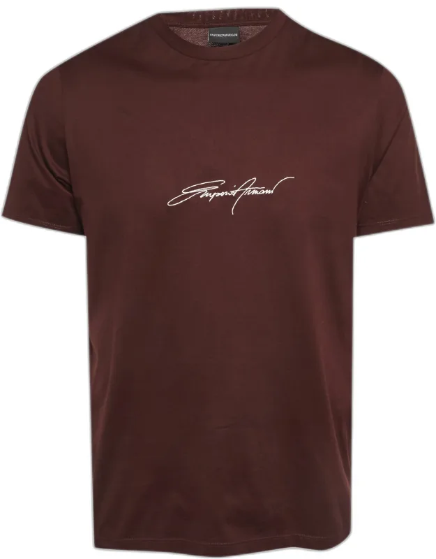 Logo Embroidered Jersey T-shirt