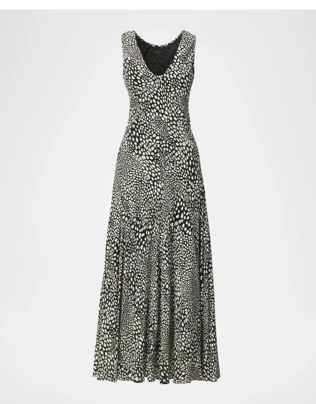 Sinead Printed Silk-blend Maxi Dress
