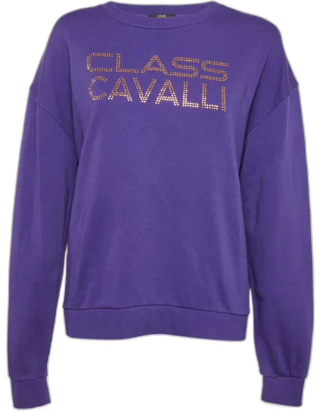 Logo Studded Cotton Sweatshirt