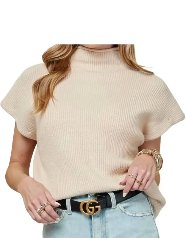 Short Sleeve Sweater Top