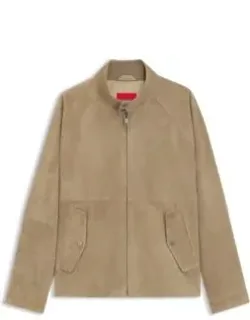 Suede Jacket In A Regular Fit