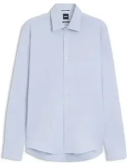Patterned Regular-fit Shirt In Cotton Jersey