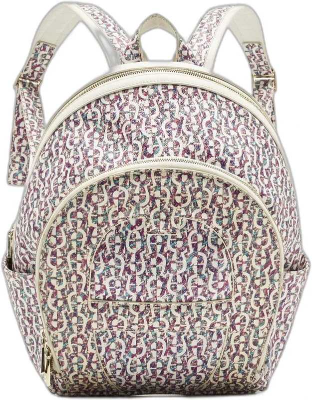 Icon Signature Printed Coated Canvas Backpack