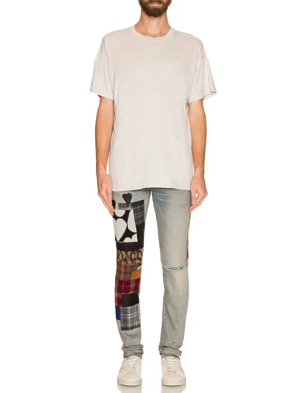 Art Patch Denim Jeans