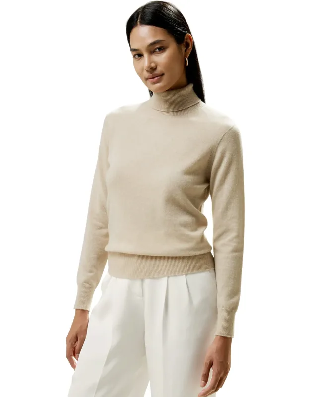 Pure Cashmere Turtleneck Sweater