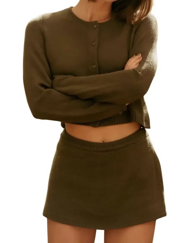 Mini Sweater Skort