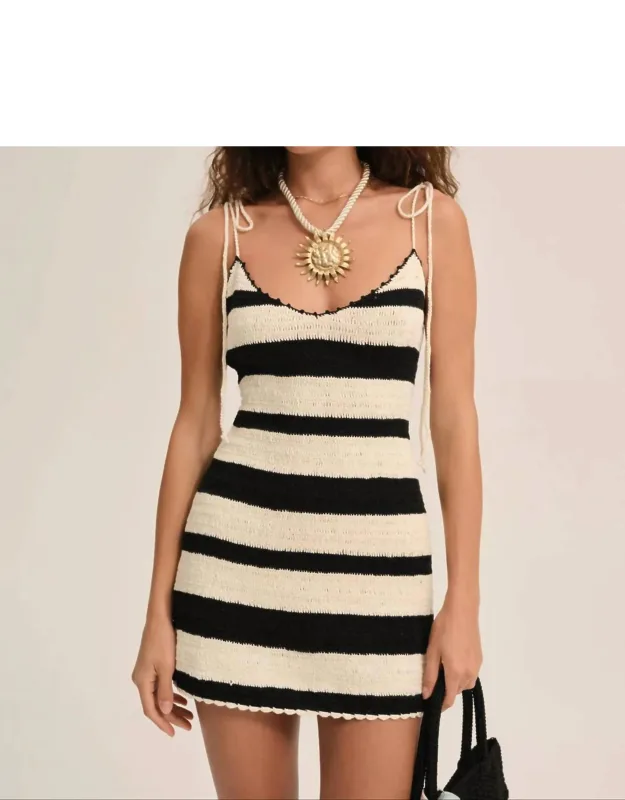 Fitted Crochet Mini Dress