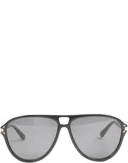 Aviator Logo Sunglasses