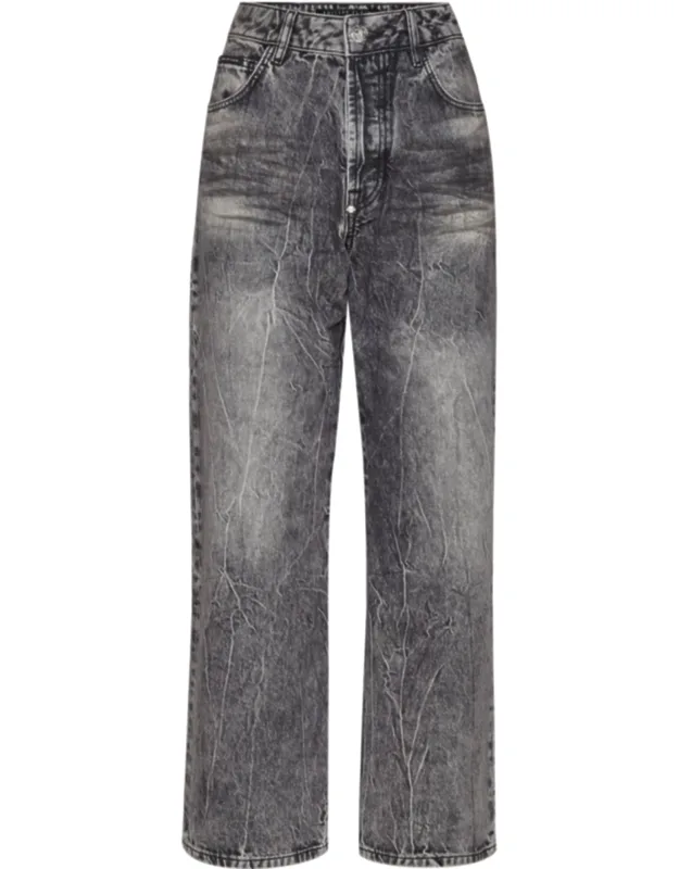Loose Fit Denim Trousers