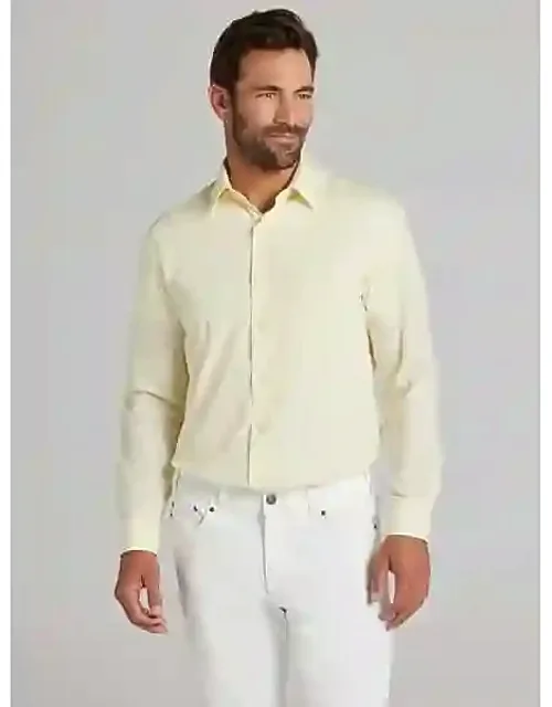 Classic Fit Solid Poplin Dress Shirt