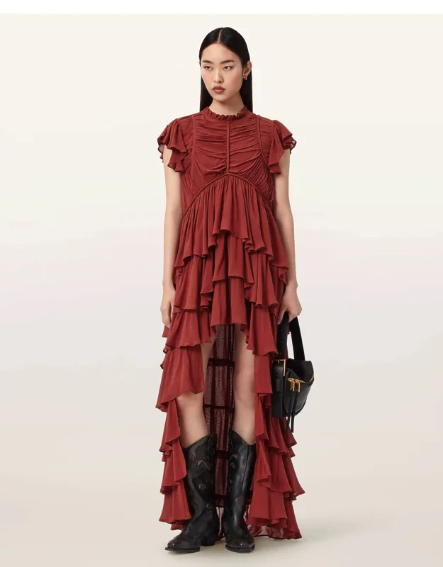 Ruffled Maxi Dress
