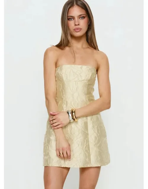 Cross Your Heart Strapless Mini Dress
