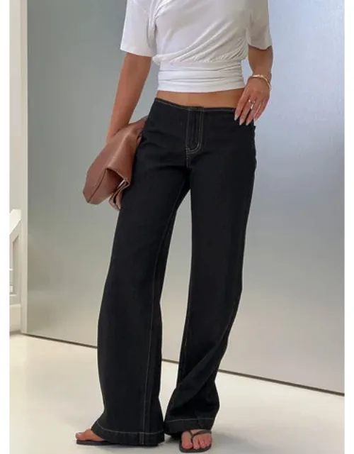 Buenos No Waist Low Rise Straight Leg Jeans