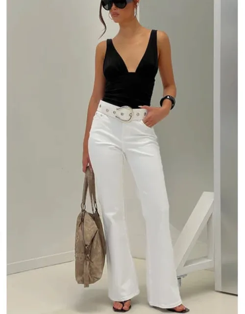 Magic Mirror Mid Rise Bootleg Jeans