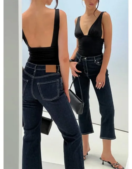 Cindee High Rise Cropped Jeans