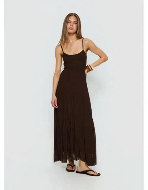 Pleat Maxi Dress