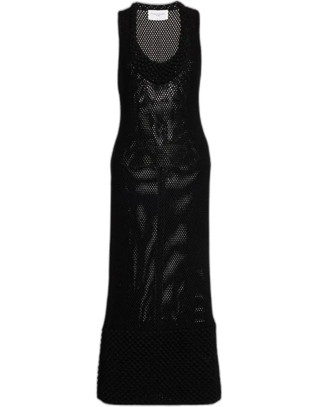 Lou Lou Mesh-knit Dress