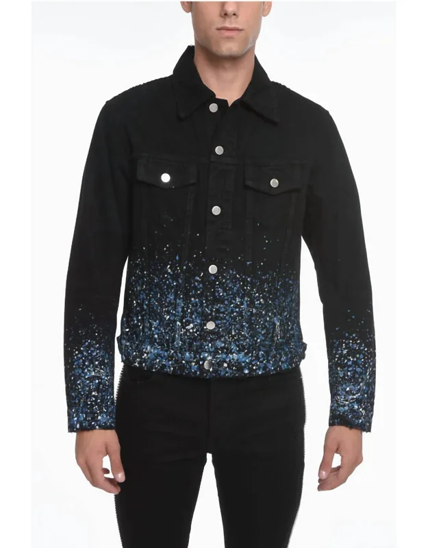 Crystal Painter Trucker Jacket
